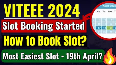 VITEEE Slot Booking 2024 (Soon): Steps to Book Slot.